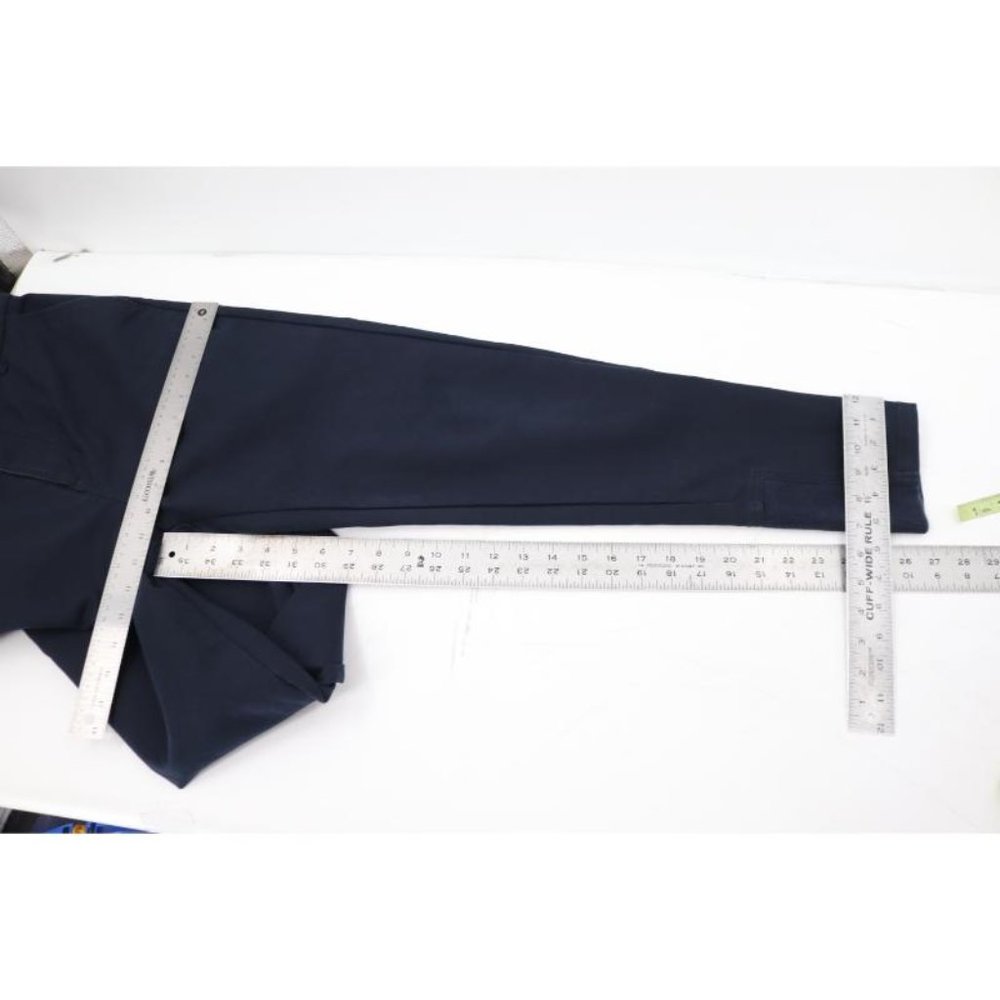 zanerobe pants men's 32 L27 jogger chino flat front slim navy cotton blend - Picture 8 of 11